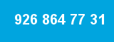926 864 77 31 926 864 77 31